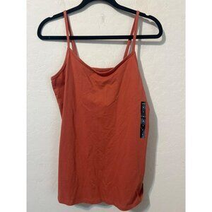 Torrid Sz 1 (US 14/16 1X) Burnt Orange Spaghetti Strap Camisole Tank Top